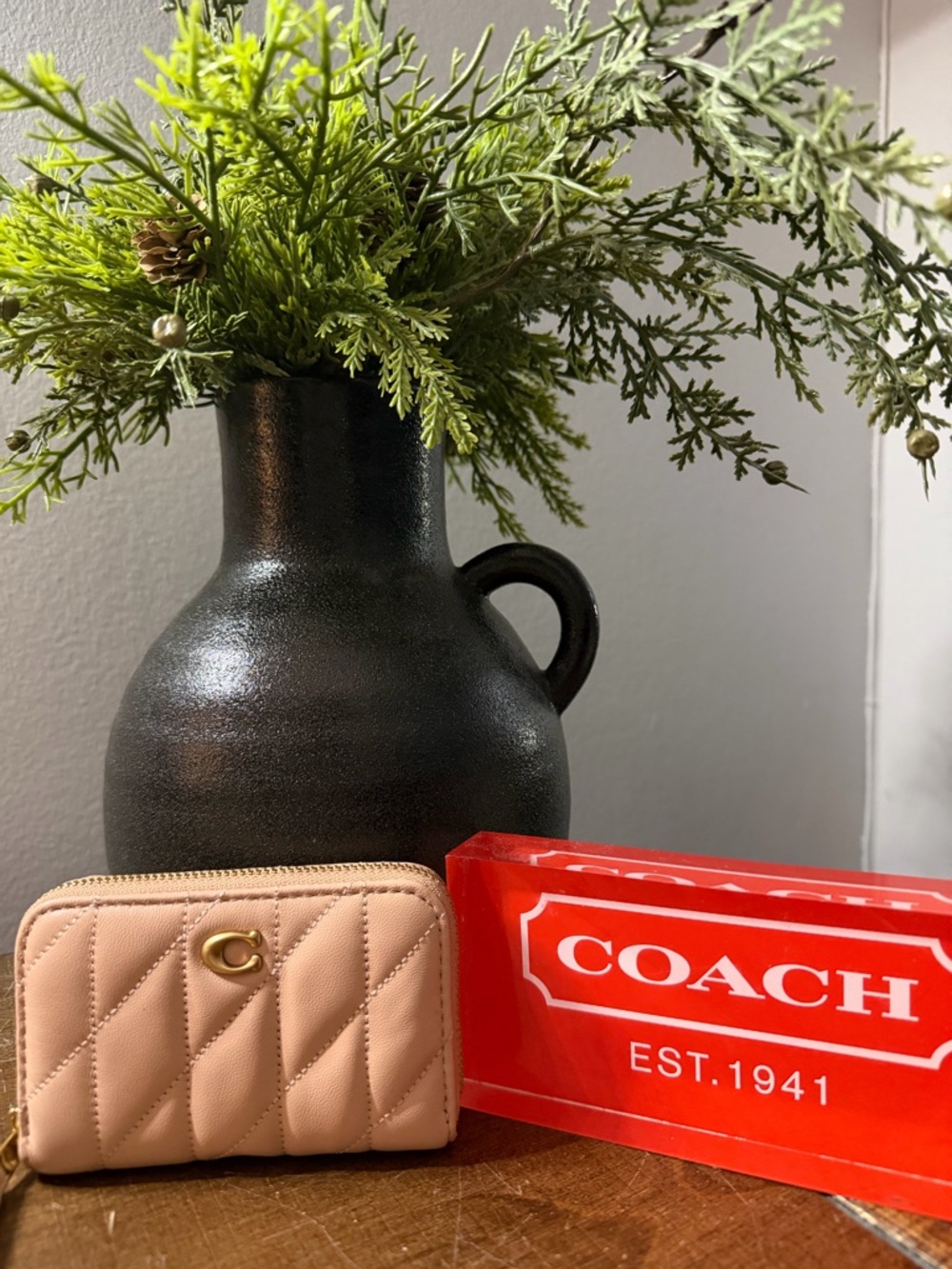 Coach Quilted Card Case